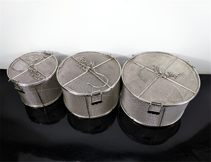 Stor 25*25cm 304 rostfri kryddpåse såssoppa smak kryddlåda te köttkorg gryta slaggseparering durkslag