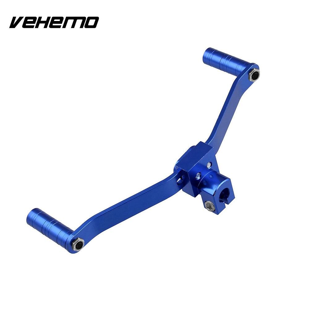 Doble cabeza motocicletas motocicleta palanca de aluminio Universal de cambio de velocidad de cambio de marchas modificado de palanca de cambio de marchas ATV