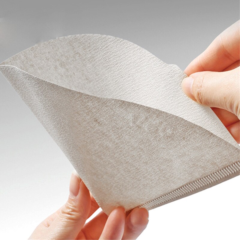 Filtro de papel café japonés FeiC Hario V60 02 100 Uds por bolsa sin lejía 4 tazas para goteo café filtros de papel para Barista