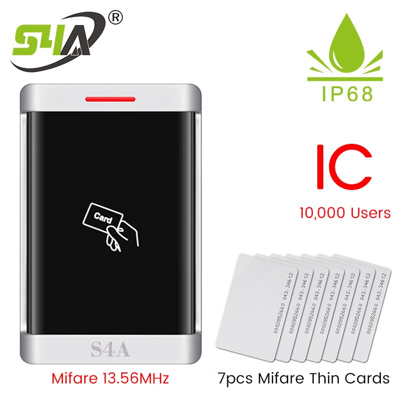 IP68 Waterproof Metal Rfid Access Control With 10000 Users + Key Fobs For RFID Door Access Control System EM or MF: MT60 IC C