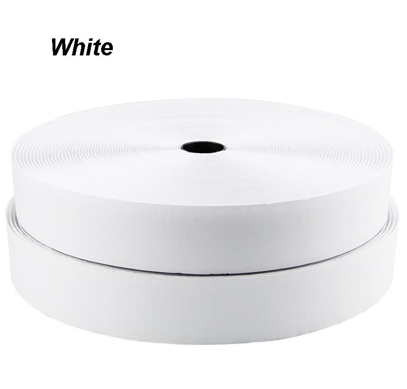 25 Meters/pair Zelfklevende Klittenbandsluiting Tape Zwart Wit Nylon Sticker Met Lijm Magie Velcross Tape 16-50Mm