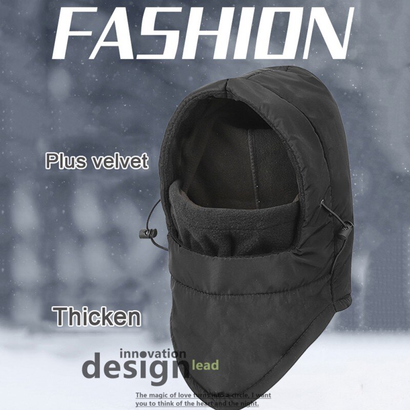 Warme Kap Masker Hoed Hals Helm Mutsen Mannen Vrouwen Oefening Fiets Thermische Fleece Bivakmuts Hoeden Mutsen //