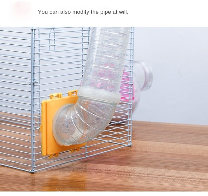 Hamster Rohr Modul Labyrinth Kleine Haustier KäFeige Villa Zubehör Tunnel DIY Montage Externe Schlecht Sauna Zimmer