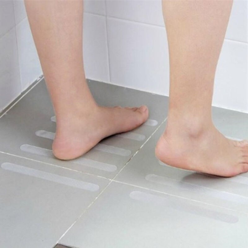 La bande antidérapante transparente de baignoire est autocollant imperméable et non marqué