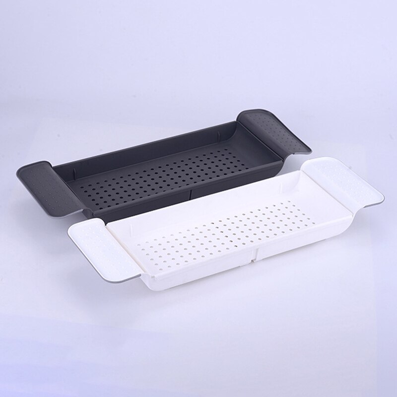 Bad Opbergrek Intrekbare Bad Lade Plank Bad Badkamer Gereedschap Handdoek Snacks Opslag Plank Gootsteen Afvoer Houder