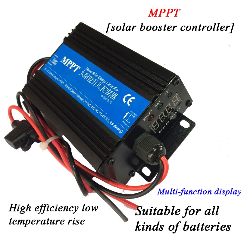Solar electric vehicle boost charging controller/24 V/36 V/48 V/60 V/72 V/solar controller