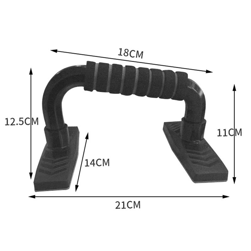 Barra de Metal de realce antideslizante, manijas de equipo de entrenamiento en casa, soporte Universal de realce con forma de I para hombres y mujeres