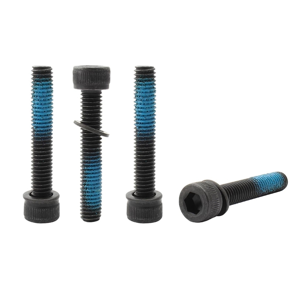 4Pcs Bike Parts M6*18/35mm Road Bicycle Brake Caliper Mount Adapter Screw Brake Adapter Brake Screws Screw Bolts: Yellow