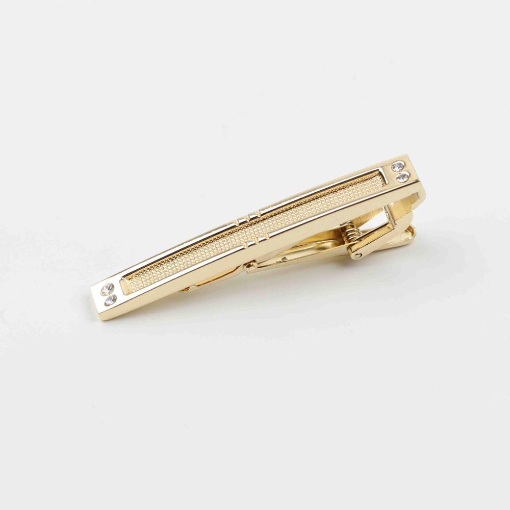 Slips klip skal købe klassiske trendy mænd guld metal smykker mandlig business banket bar slips clips lås tilbehør: 7