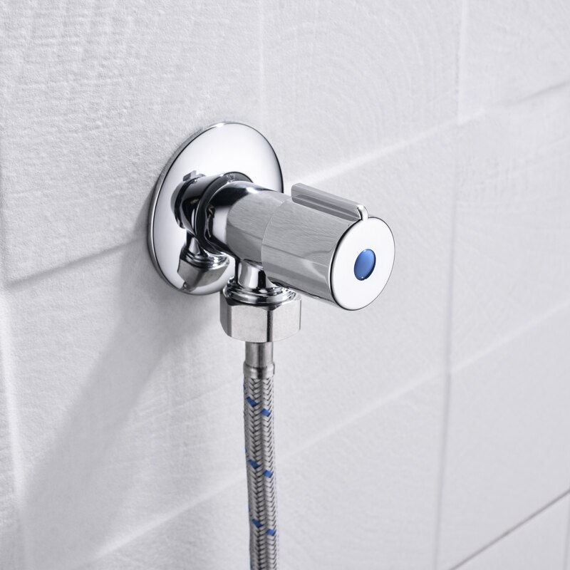 G 1/2 Wall Mounted Brass Body 90 Degree Angle Valve For Kitchen Sink Faucets