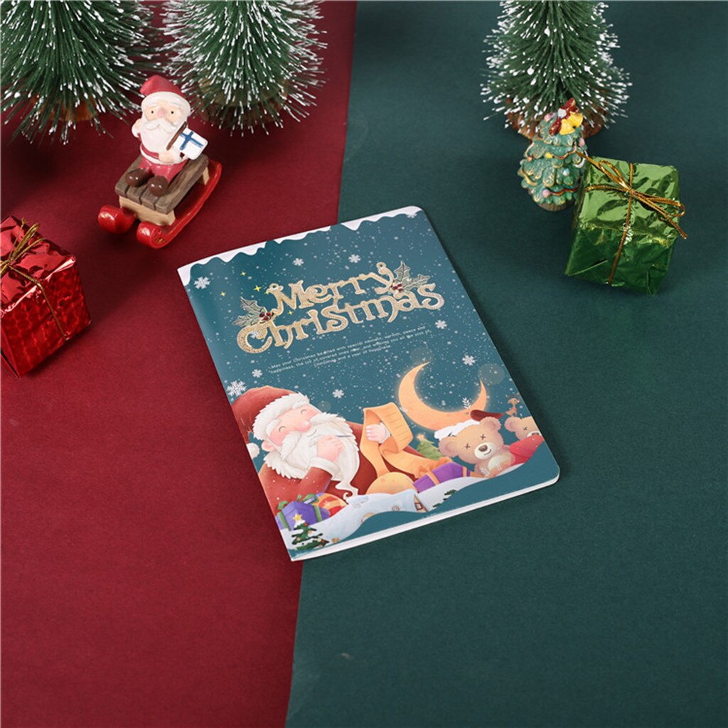 Christmas card 3D Stereo Greeting Card AR Virtual Imaging Technology Greeting Cards Free Ship открытки Z5: B