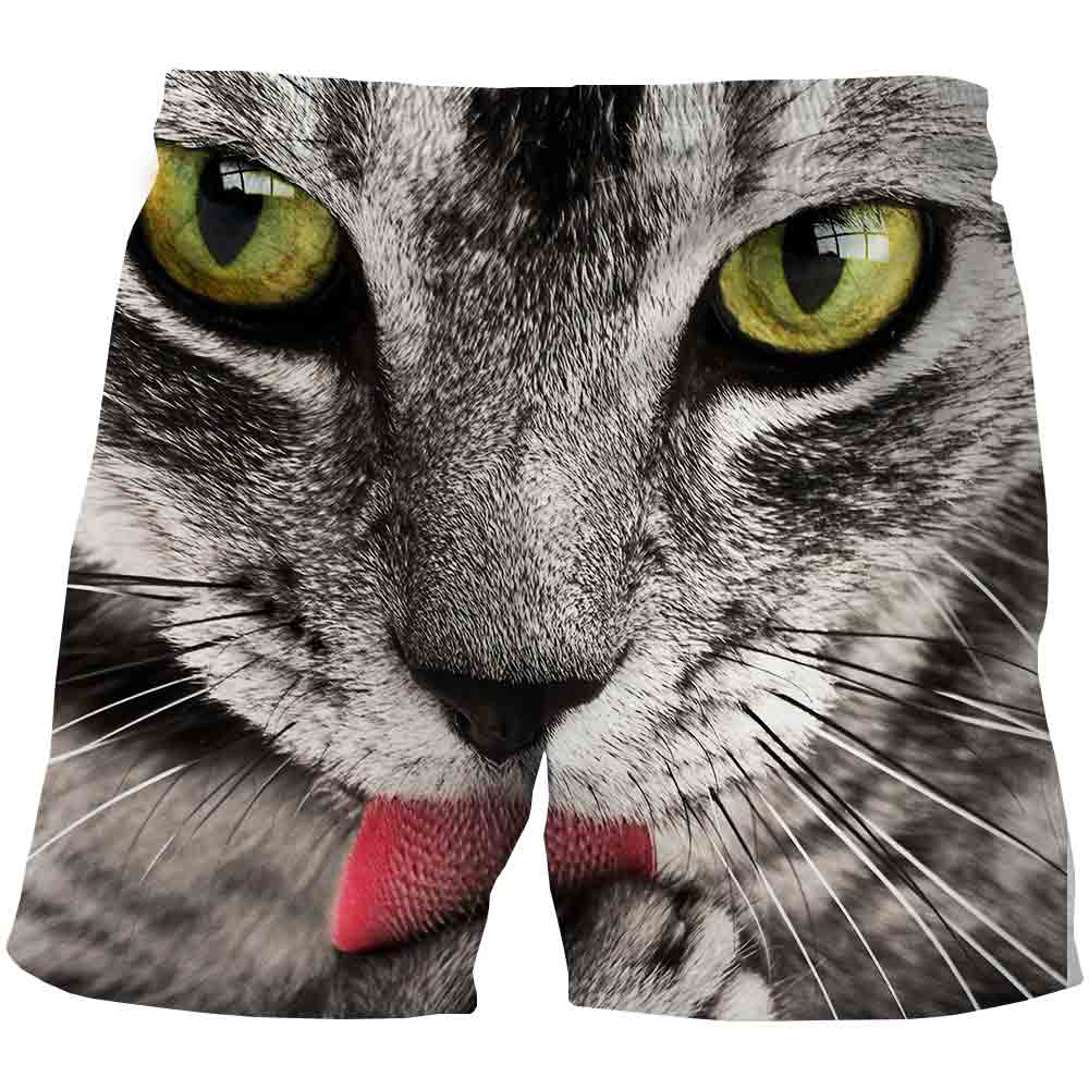 Kat 3D Gedrukt Shorts Casual Korte Broek Gedrukt 3D Shorts Kinderen Toevallige