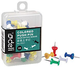 (25 pièces/boîte) multicolore épingles punaise américaine copie punaise