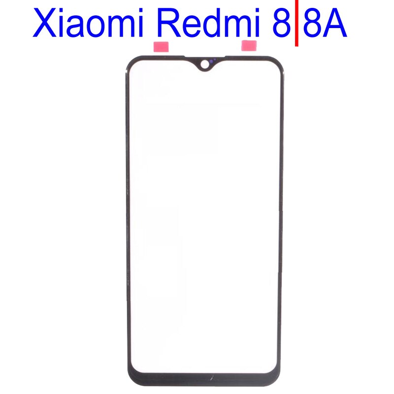 100% Novo de Alta Qualidade Do Painel Frontal Externa Para Xiaomi REDMI 8 8A Outer Lente de Vidro da Tela de Toque Para REDMI