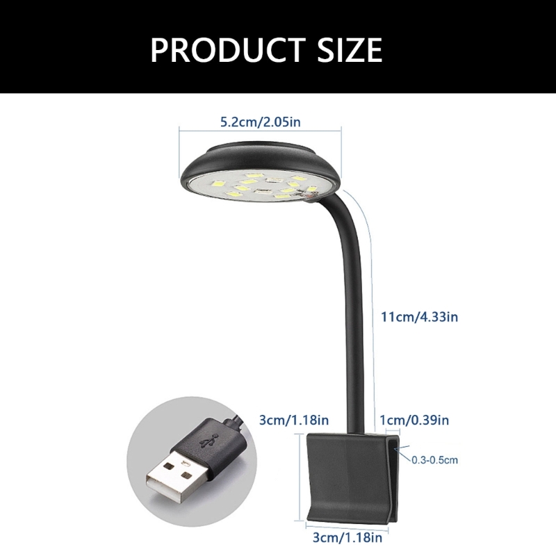 Aquariums Light Full Spectrum Fishtanks Lamp with Adjusting Brightness Clipon Fishtanks Lighting for Various Size Fishtanks
