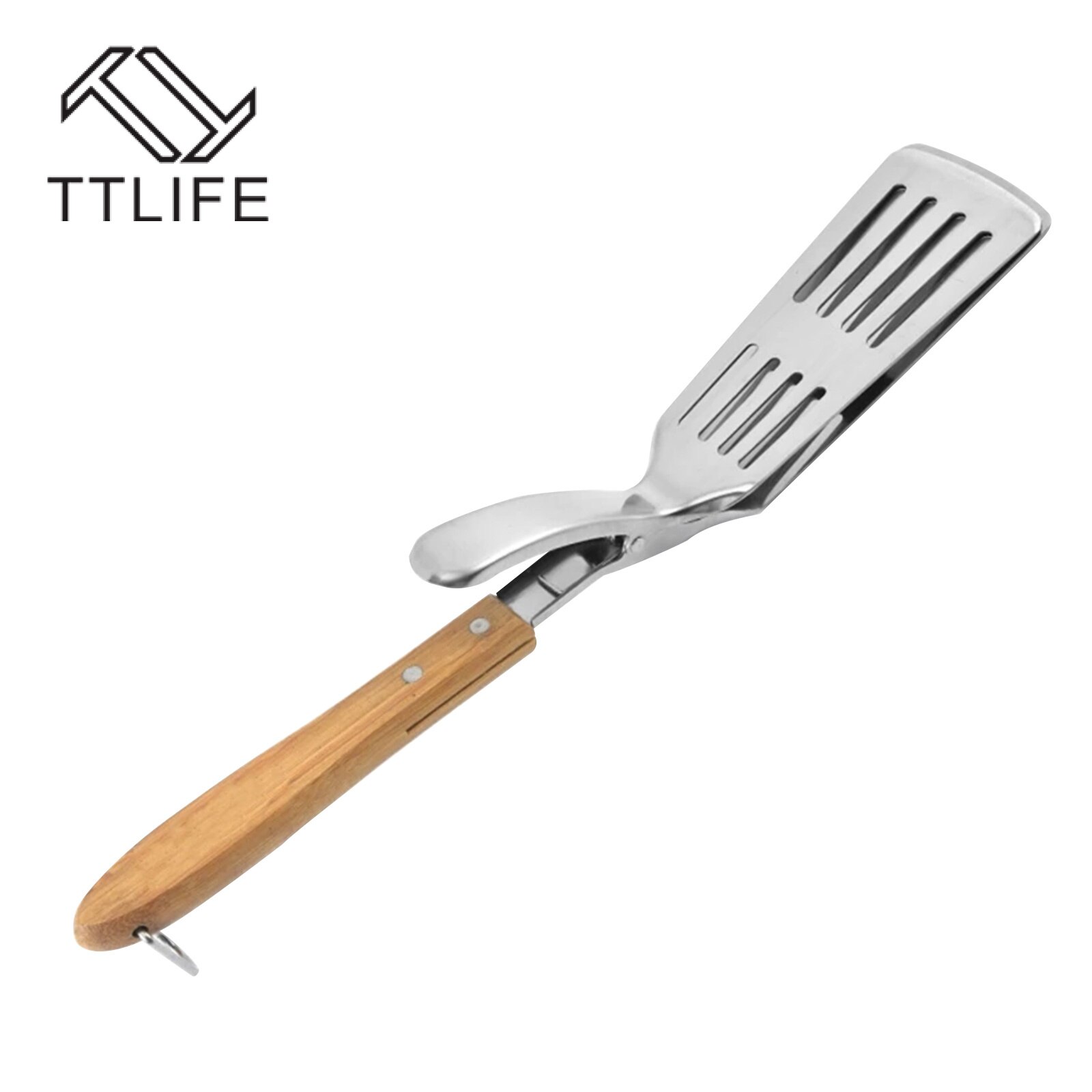 2 In 1 BBQ Tong Spatula Stainless Steel Spatula Tongs With Extra Long Handle For Grilling Outdoor Durable Kitchen Cooking Turner