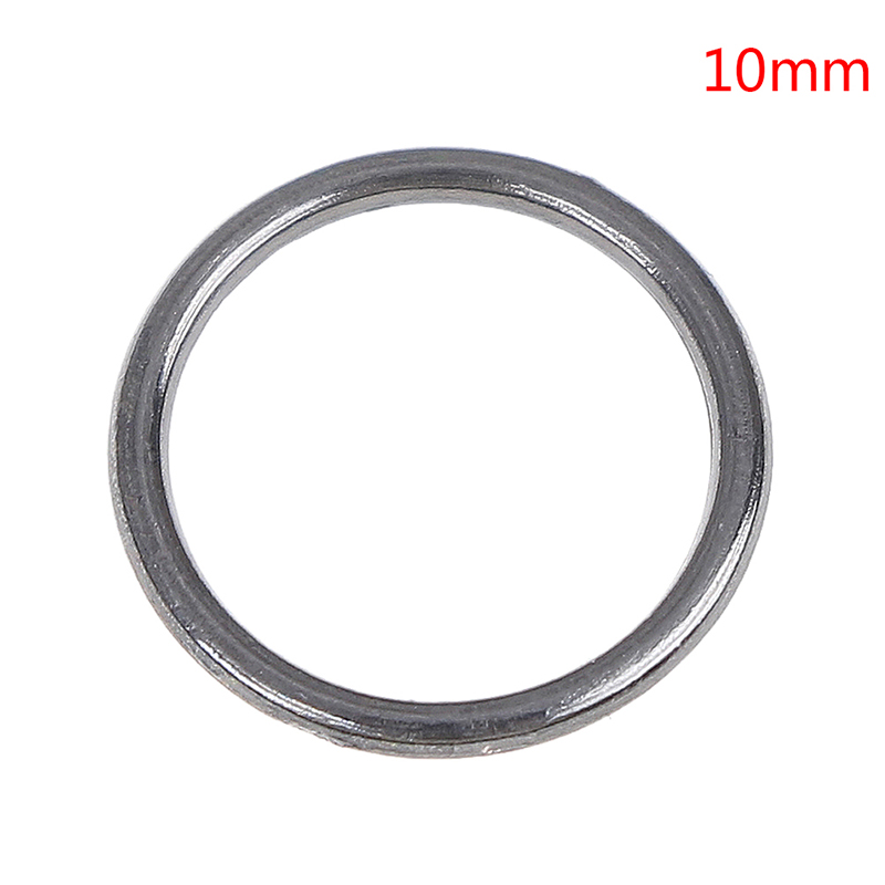 100 stuks/partij zilveren/gouden/roségouden bh-ringen schuifjes haakjes lingerie-verstellers ondergoed accessoires: Zwart 10mm
