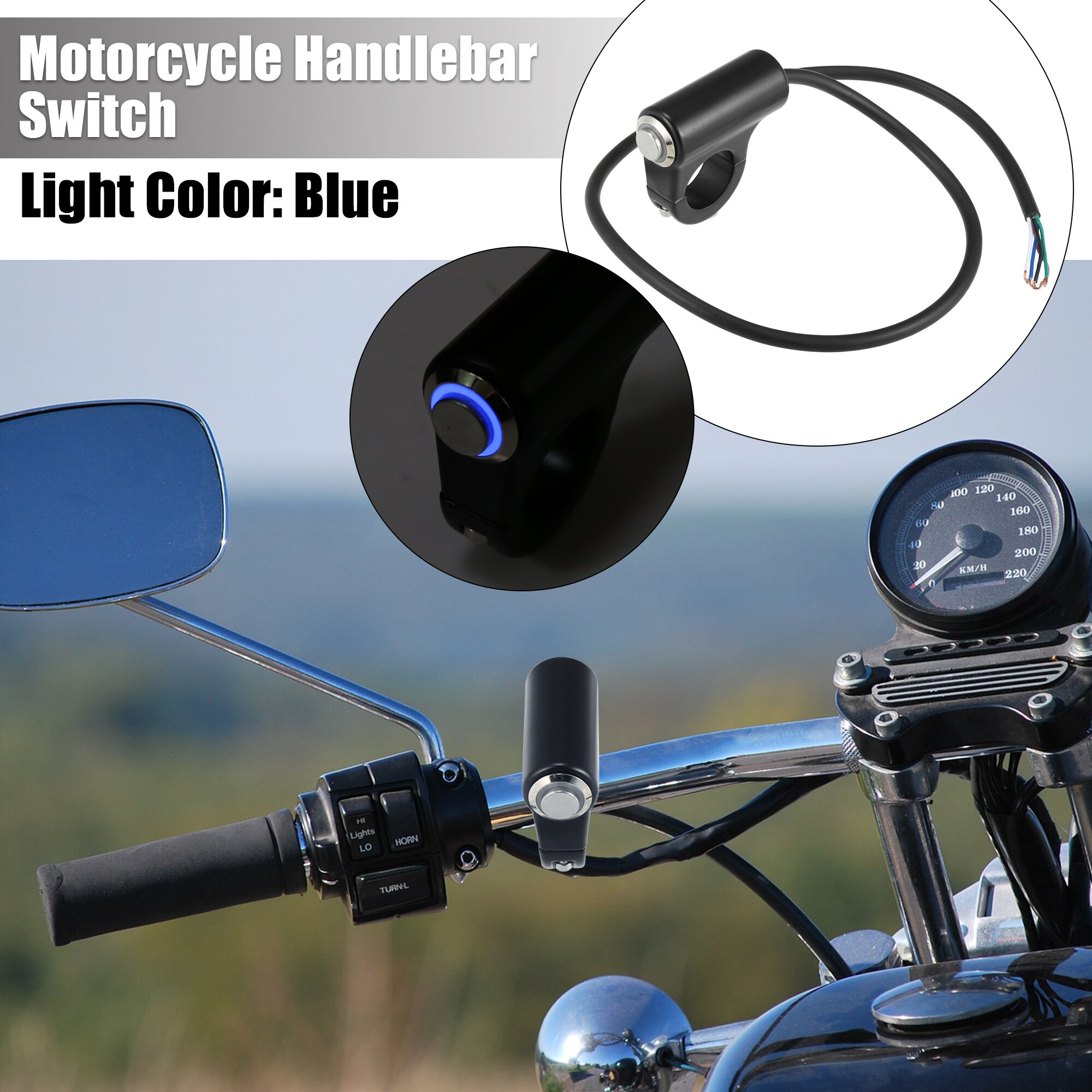 Motoforti 7/8" 22Mm 15/16" 24Mm Kit De Couvre-Poignées De