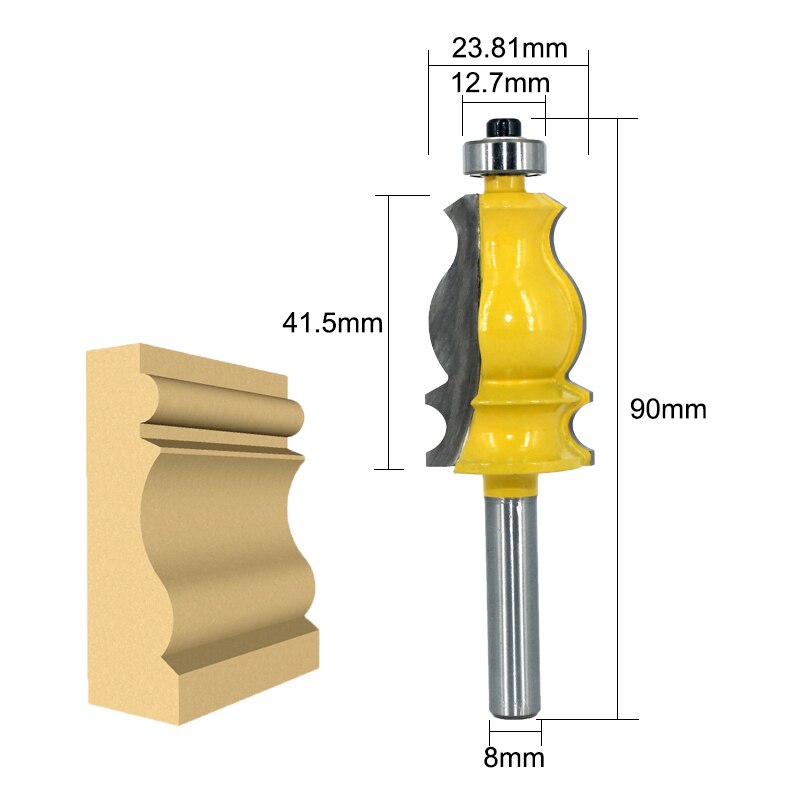 LAVIE 1pc 8MM Shank Special Architectural Handrail... – Vicedeal