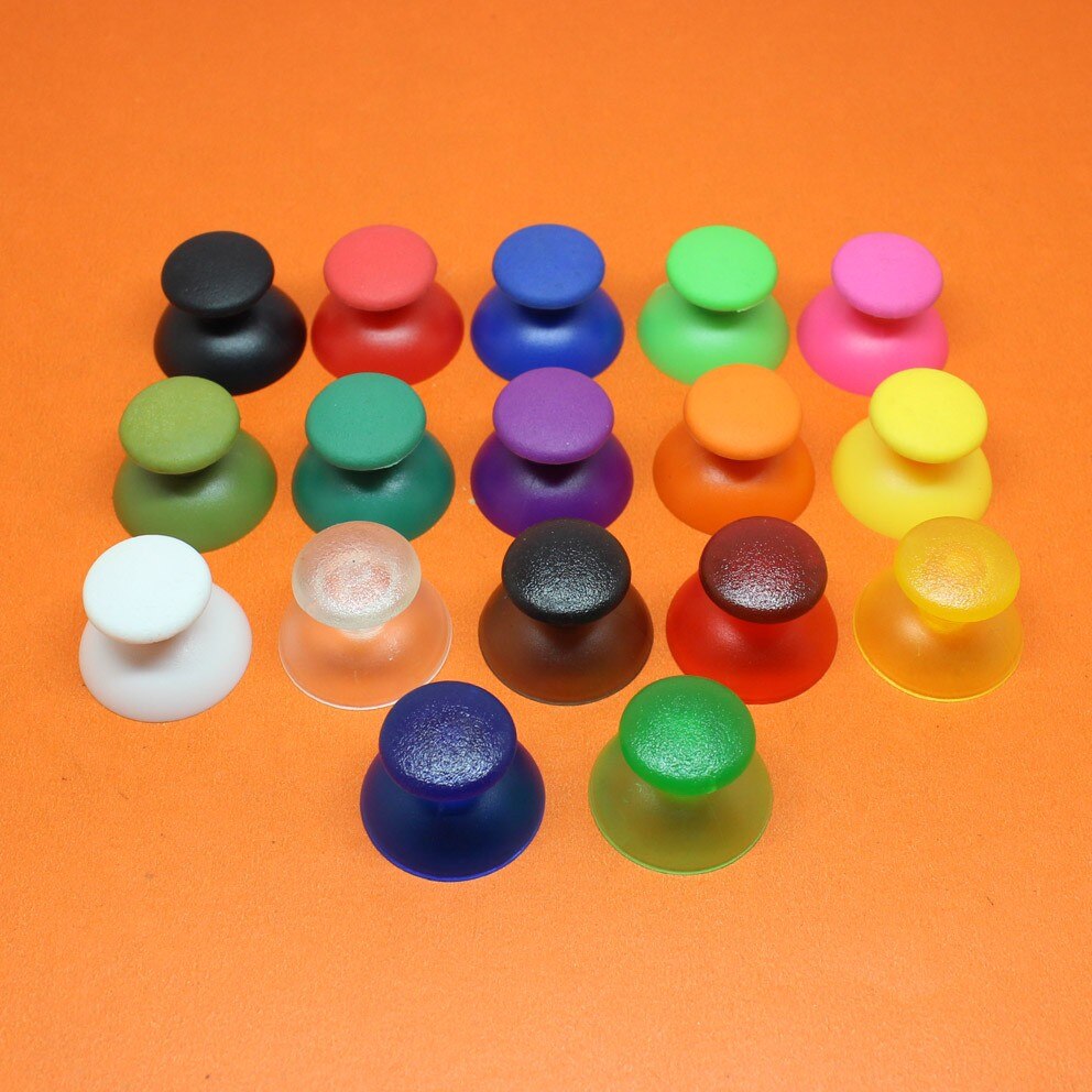 2x Colorful Cap Analogico Per PS3 Controller Thumb Grips Cap Nero Analogico Grips Controller di caso Della Copertura Per PS3 joystick