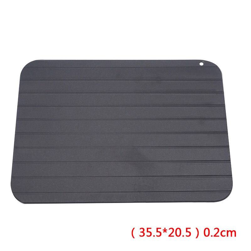Kitchen Defrosting Trays Fast Defrost Tray Thaw Frozen Food Fresh Meat Steak Fish Quick Defrosting Plate Board cooking Gadgets: 35.5x20.5x0.2cm