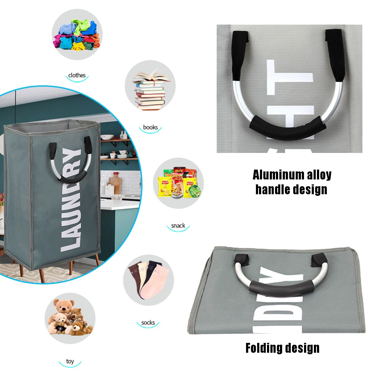 Cesta de ropa sucia para baño, almacenamiento de sujetador resistente al agua, cesto para la ropa sucia, plegable, bañera básica, 2 uds.