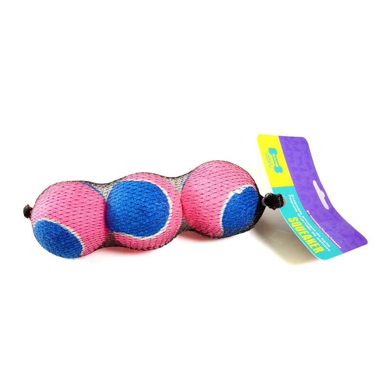 Pet Dog Play Sound Piepend Bal Speelgoed Hond Bijtvast Molaire Tennis Ballen Voor Kleine Grote Hond Teddy Rolling bal Molaire Speelgoed