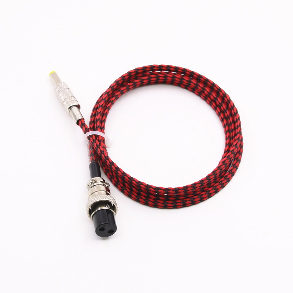 Hand Made 1.2M GX16 2Pin Tot 5.5*2.1 Mm/5.5*2.5 Mm Dc Voeding Kabel voor Lineaire Psu