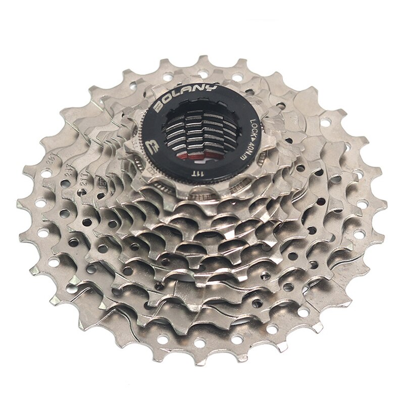 Bolany straße kassette 8 9 10 geschwindigkeit 11-28T 25T rennrad freilauf 8V 9V 10V Breite Verhältnis ultraleicht 280g fahrrad schwungrad Zahn