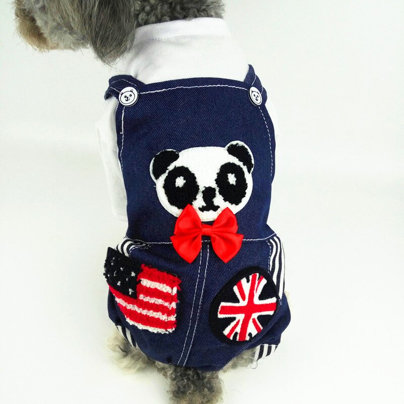Traumdeutung Autumn Spring Small Dogs Overalls Jumpsuit Jeans Dog Clothes For Pets Pajamas Costume Cats Clothing hundekleider