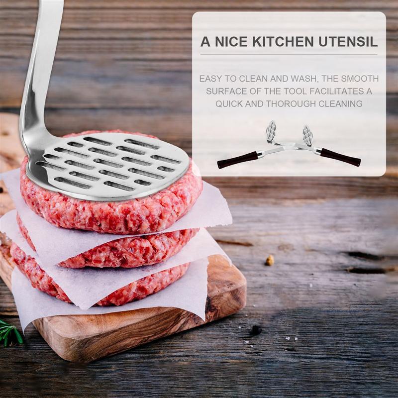 Edelstahl Fleisch Kuchen Presser Küche Gerät