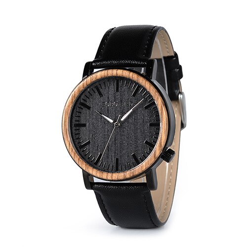 BOBO BIRD – montre à Quartz en bois pour homme, spécial, boîte en bois: WP01-1