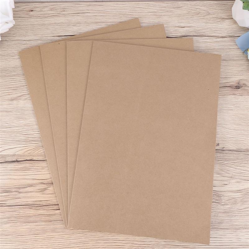 20pcs A4 Kraft Paper File Folder Document Paper Organizer Storage Holder School Office Stationery Supplies
