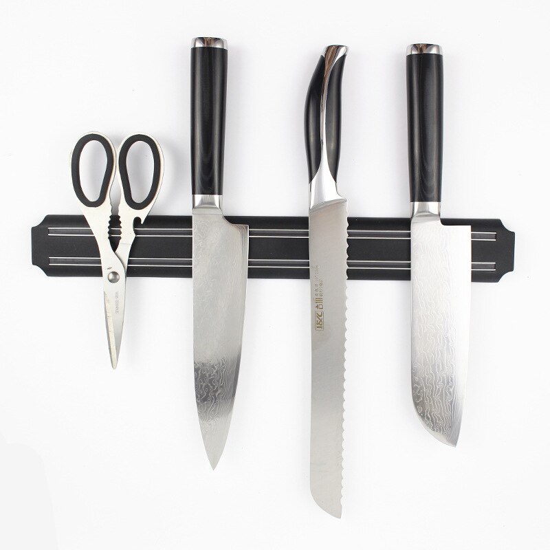 Magnetisk knivholder knivstativ oppbevaring for blokk veggfeste magnet knivholder 33/50cm kjøkkenredskaper arrangør