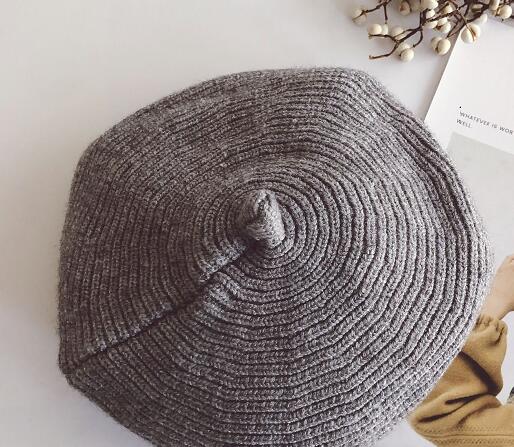 Chapéu do bebê beret 48-52 cm, crochê, malha, chapéu, bebê, bonnet, menina, menino, adereços de fotografia nib97261: Color 3