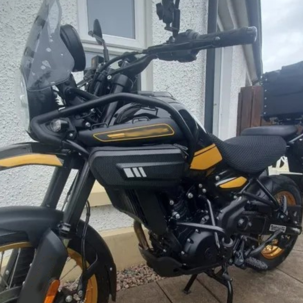 motorfietsaccessoires hangende tas waterdichte universele zijtassen zwarte harde schaal fietstassen mountainbike driehoekige tas