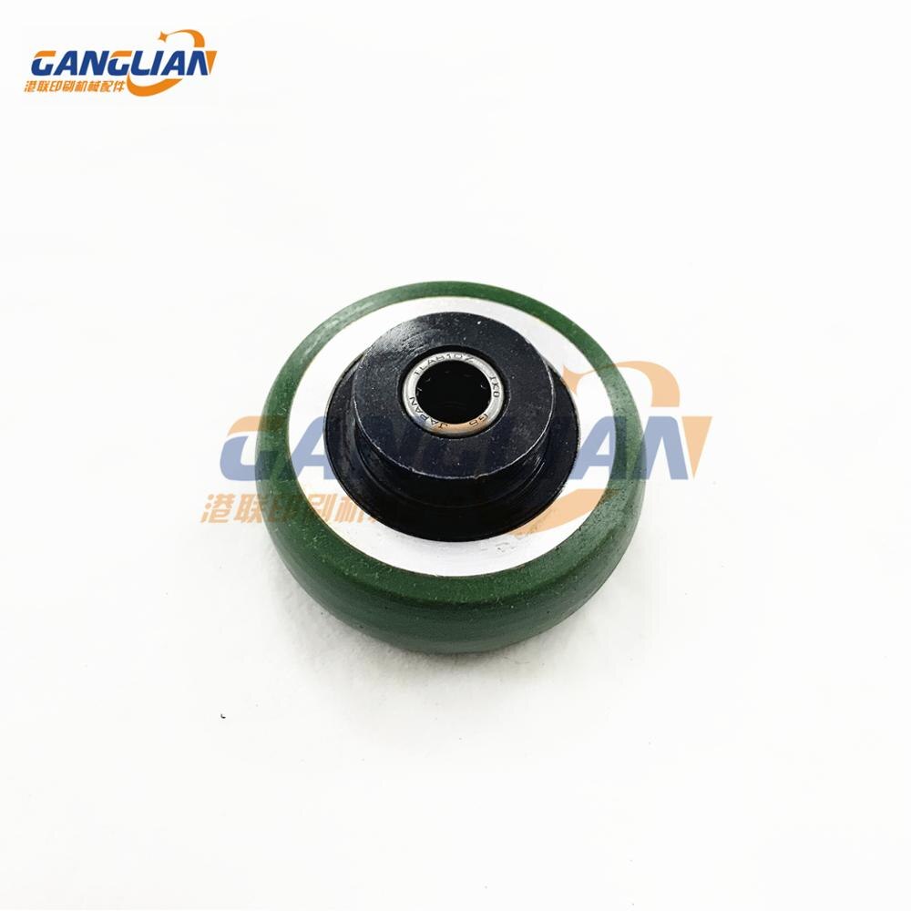 2 Pieces KBA Rubber Wheel 48X8X16X23mm Printing Machine Spare Parts