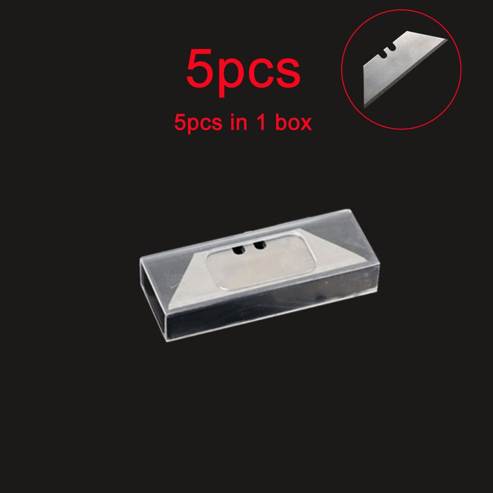 5PCS IN SET Heavy Duty Utility Knife Blades Replacement For Knives Replaceable Blade Carpet Leather Paper Cutter Hand Tools: Default Title