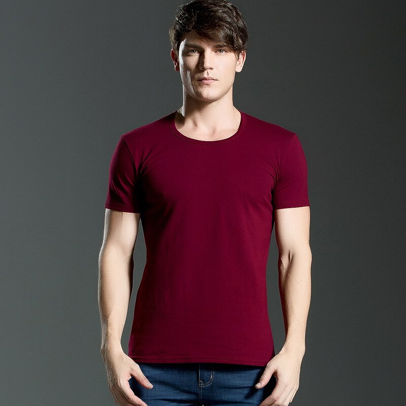 Tøj fitnesscentre stram t-shirt herre fitness t-shirt homme gyms t shirt herre fitness sommer toppe
