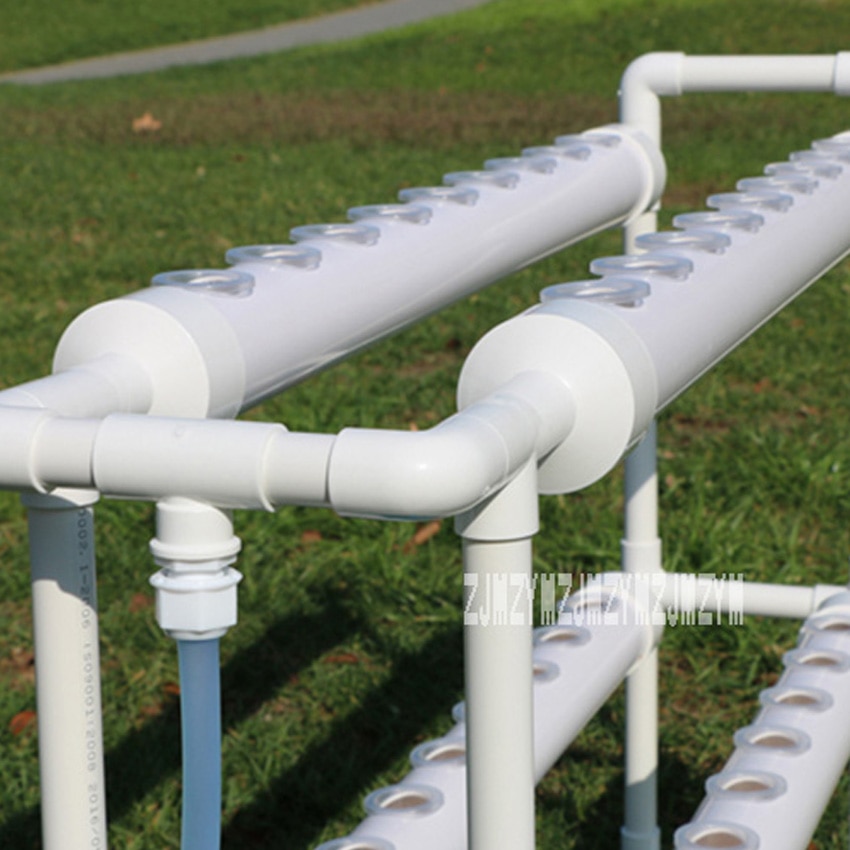 Hydroponics System Soilless Cultivation Pipe Planting Vegetable Cultivation Equipment Balcony Pipeline Hydroponic Planting Rack