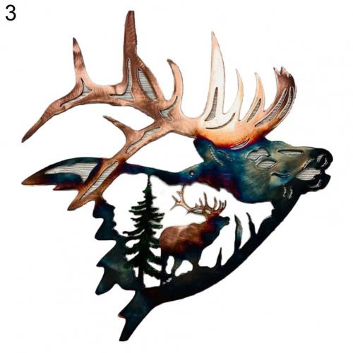 Ornements d&#39;oiseaux en fer forgé pour jardin, artisanat artisanal en métal, décoration en forme d&#39;animal pour salon de maison,: 3
