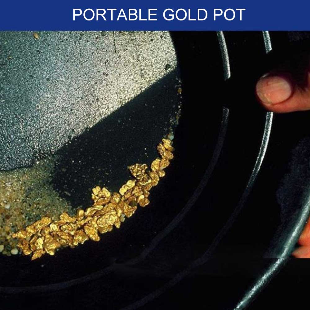 Plastic Gold Pan Basin Nugget Mining Pan Dredging Prospecting River Tool Wash Gold Panning Equipment for Gold Rush Beginner