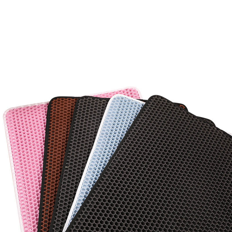 Rechteck Wasserdichte Waben Katze Matten EVA Pet Trapping Halter Katzen Matte Non-slip Puppy Pads