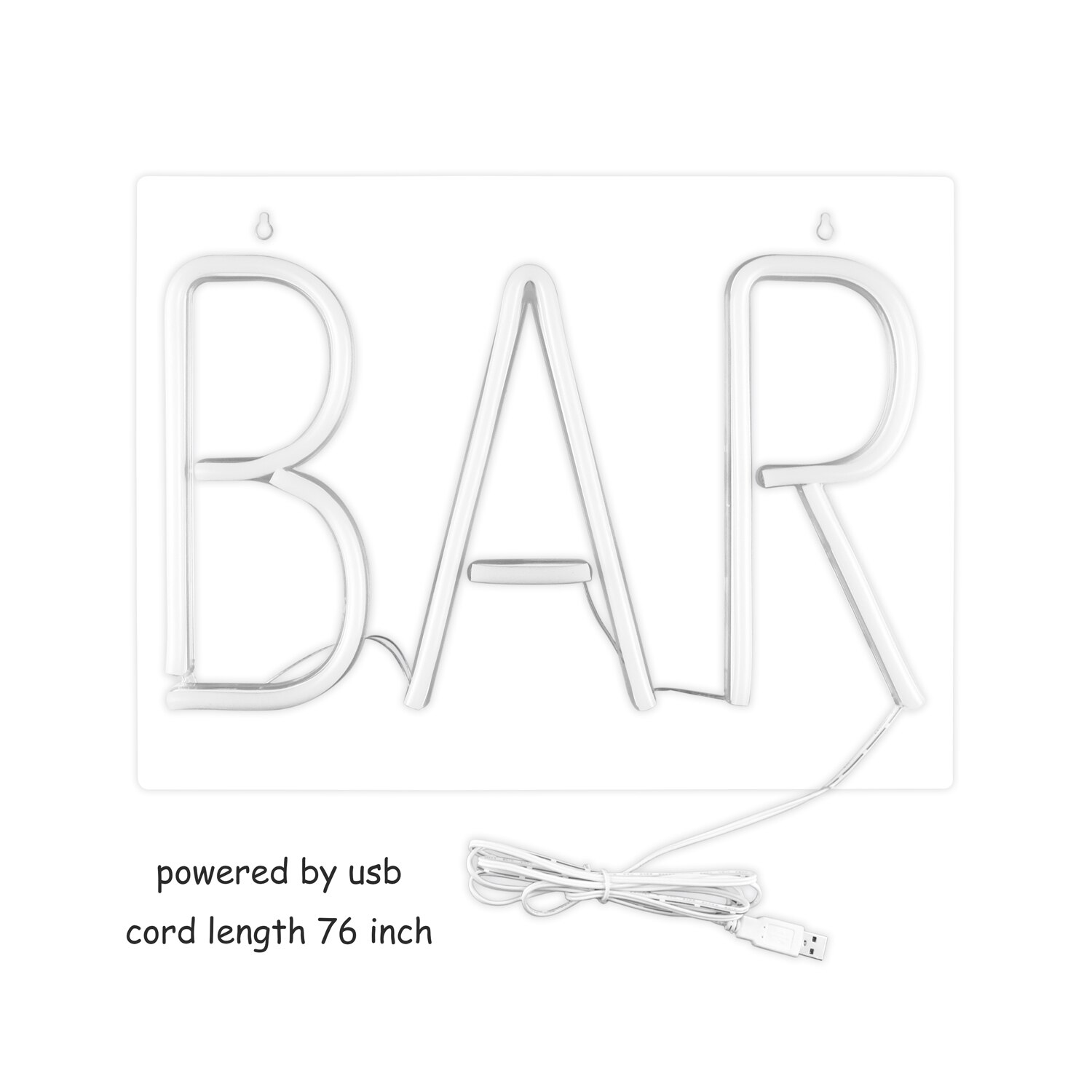 Ineonlife Led Bar Neon Borden Licht Voor Bar Brief Neon Brief Muur Opknoping Verlichting Usb Of Batterij Aangedreven Party Club room Decor
