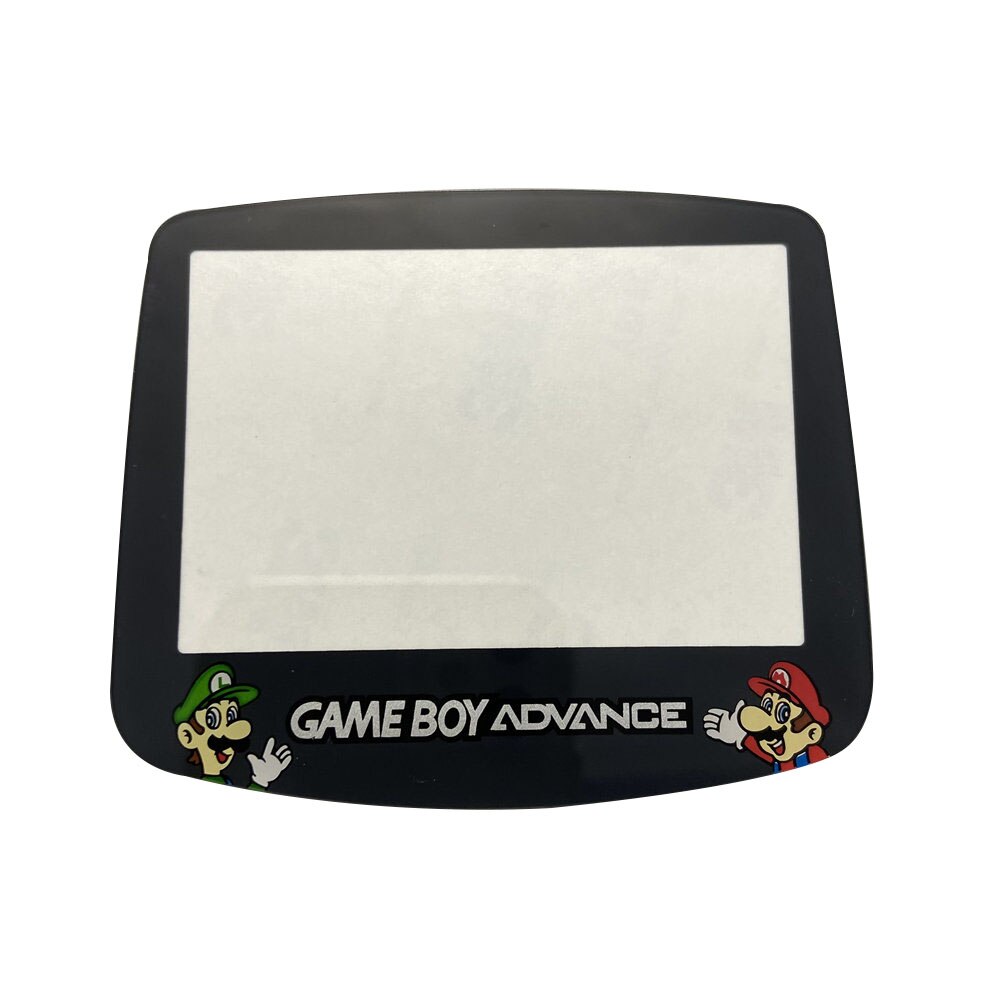 Original Größe Glas objektiv spiegel abdeckung für GAMEBOY ADVANCE GBA Bildschirm Objektiv Protector Abdeckung SFC IQUE/Schwarz Objektiv/klar 16 Farben: Mario Lens