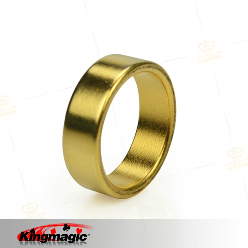1 stuks magische ringen goudkleurige pk ring sterke magnetische ringen goocheltrucs 18mm 19mm 20mm 21mm pk ringen