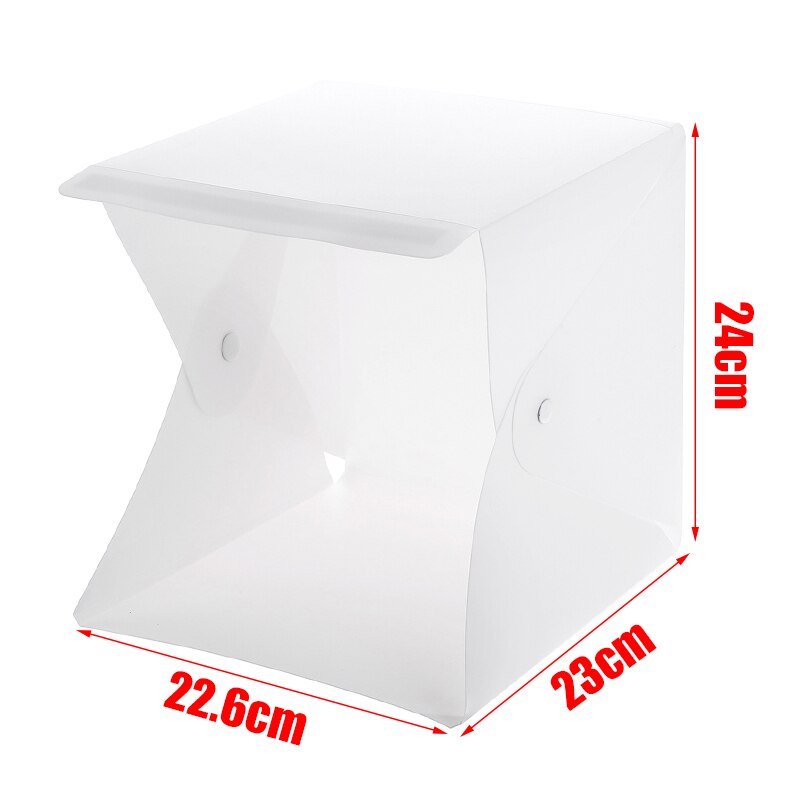 Folding Portable Mini LED Photo Studio Photo Photography soft light box Tent Backdrop Cube Box Photobooth Props Small Sizes