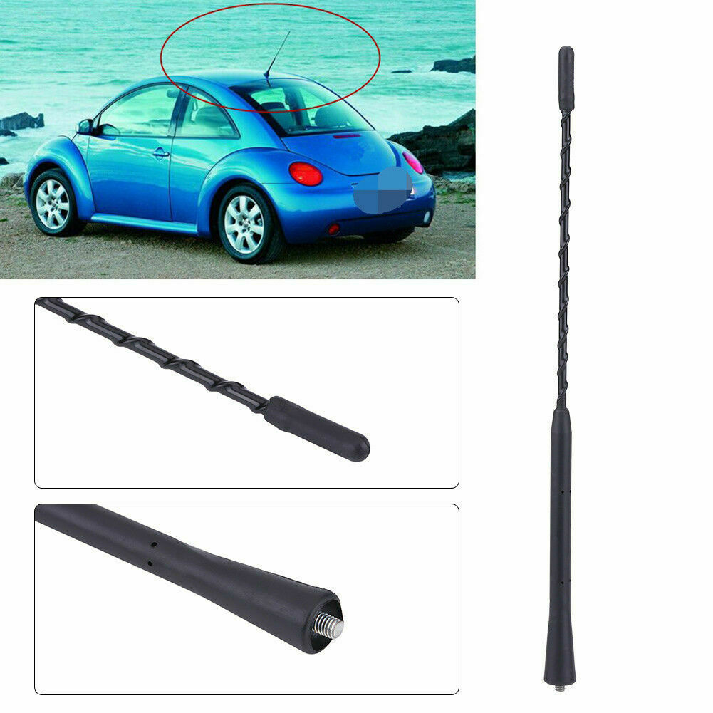 11 inch universele autoantenne, anti-geluid, auto dakmast zweep stereo radioantenne, fm am signaalantenne, versterkte booster