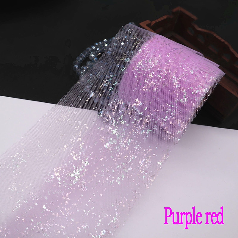 Rollo de tul brillante, cinta de 6cm x 25 yardas para bricolaje, lazo hecho a mano y decoración de boda, suministros para , falda tutú para Baby Shower
