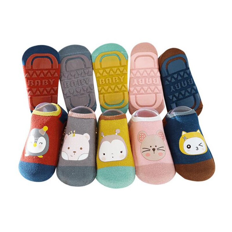 Baby Socks With Rubber Soles Infant Sock Newborn Spring Autumn Children Floor Socks Anti Slip Soft Sole Sock